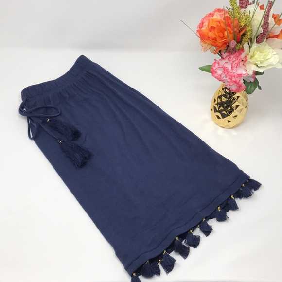 ❌🚫📦Sold Lilly Pulitzer Palma skirt true navy - Picture 8 of 8